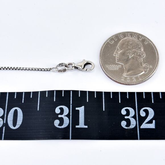 Vintage PZ Israel Sterling Silver 3 Circle Gold Plated Pendant Necklace 31.5" - Picture 5 of 7